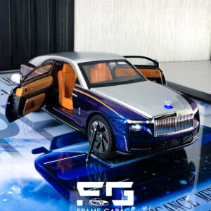 rolls royce spectre 3d diecast frame – 1:24 scale | official licensed | a3 size | lights & sound | premium gift