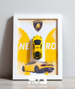 lamborghini huracán 3d diecast frame