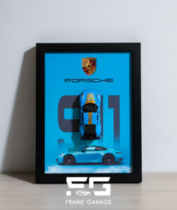 porsche 911 3d diecast frame