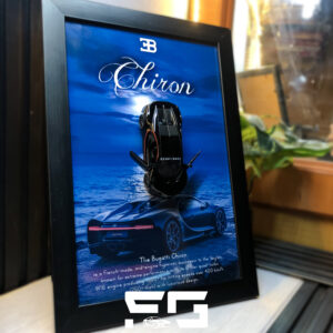 bugatti chiron 3d diecast frame