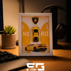 lamborghini huracán 3d diecast frame