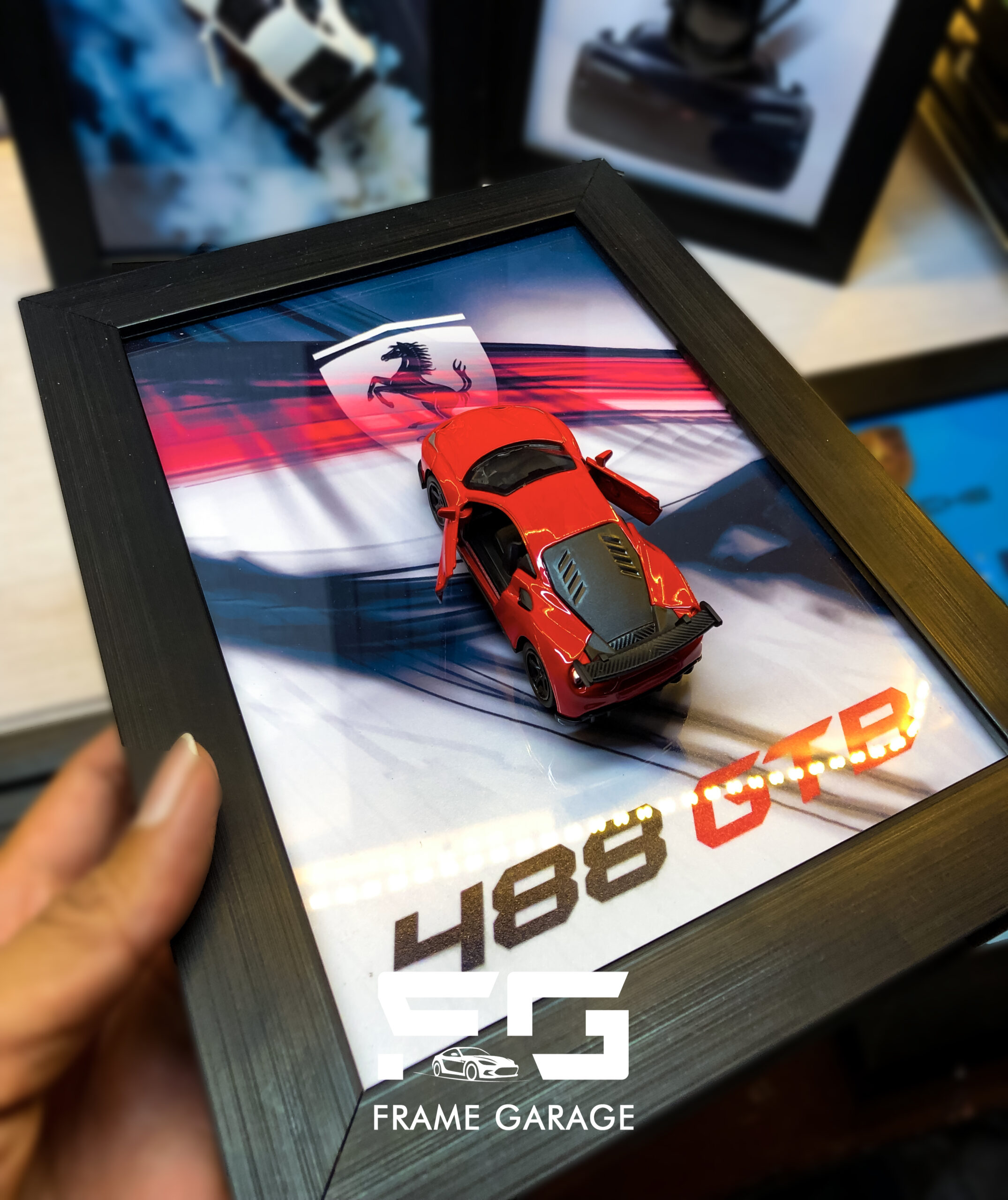 ferrari 488 gtb 3d diecast frame – 1:64 scale | a5 (6x8) size | budget friendly | perfect gift ferrari 488 gtb 3d diecast frame – 1:64 scale | a5 (6x8) size | budget friendly | perfect gift