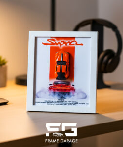 toyota gr supra 3d diecast frame