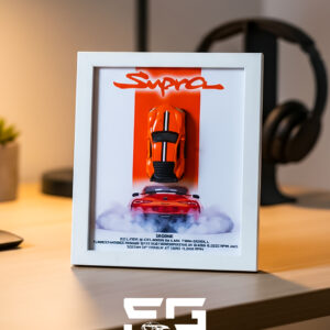toyota gr supra 3d diecast frame