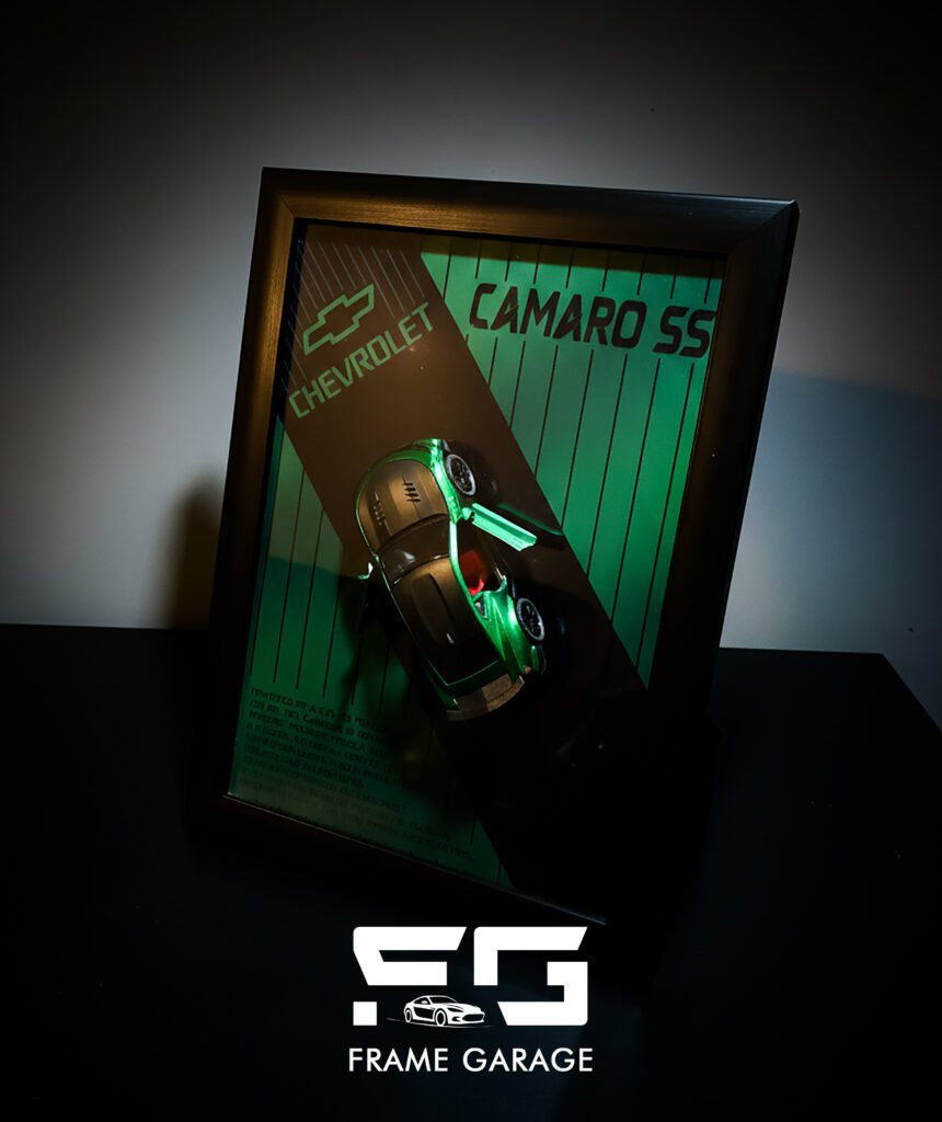 chevrolet camaro 3d diecast frame