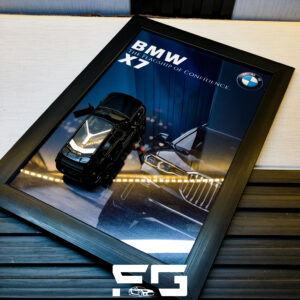 bmw x7 3d diecast frame
