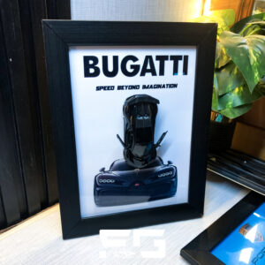 bugatti chiron 3d diecast frame