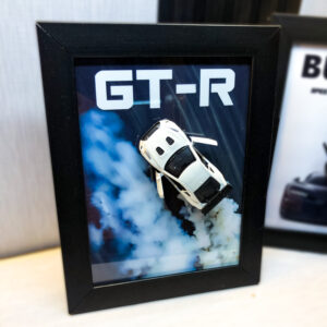 nissan gt r r35 3d diecast frame – 1:64 scale | a5 (6x8) size | budget friendly | perfect gift