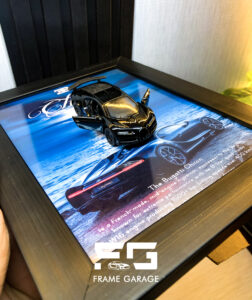 bugatti chiron 3d diecast frame