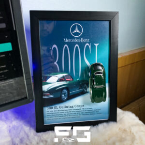 mercedes benz 300 sl 3d diecast frame