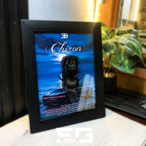 bugatti chiron 3d diecast frame